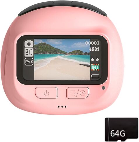 Extreme Dense Rose Tiny Camera 720P Transducer Creative Overlays Transportable for Kids Youths School Tasks in Saudi Arabia