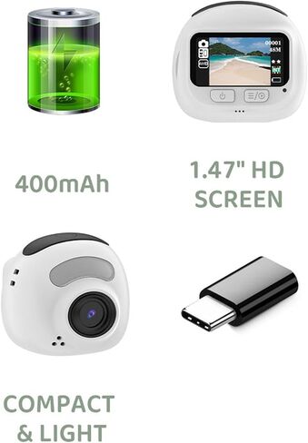 Extreme Transportable 38g Camera with 720P Video Registering and Constructed in Sieves for Learners Youths in Saudi Arabia