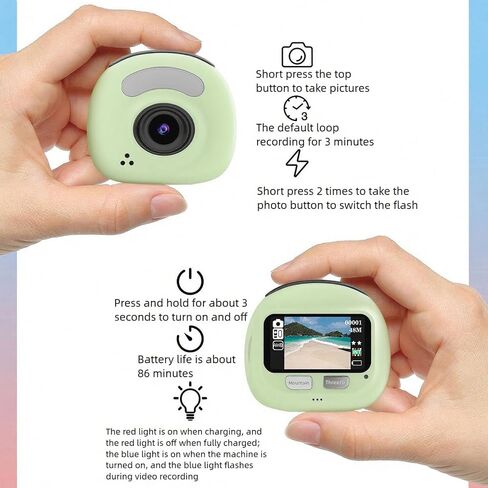 Extreme Transportable 38g Camera with 720P Video Registering and Constructed in Sieves for Learners Youths in Saudi Arabia
