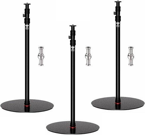 IFOOTAGE A400 Round Base Monopod, 79'' Aluminum Photography Light Stand Flat Base, Camera Tripod Stand for DSLR Camera, Light, Webcam, Live Streaming, Vlogging, Payload 10KG/22LBS (3 Pack) in Saudi Arabia