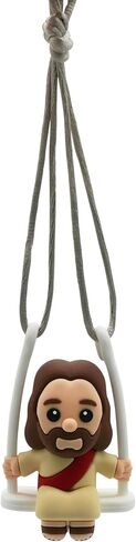 Funny Hanging Mirror Swing – Quirky and Unique Decor for Car Rearview Mirror, Bedroom or Living Room - Alien in Saudi Arabia
