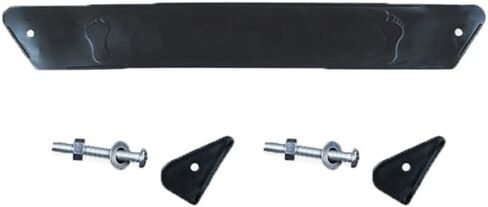 مسند قدم أسود لعربة الأطفال، بديل قابل للتعديل لعربة الأطفال وعربات الأطفال وملحقاتها لبطانات مقاعد الأطفال الرضع، وملحقات موصلات عربة الأطفال (37 سم) in Saudi Arabia