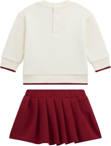 GUESS baby-girls Long Sleeve Sweatshirt and Skirt 2 Piece Set in Saudi Arabia