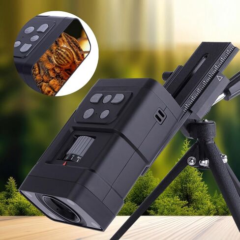 Yunseity Remote Control Macrophotography Telescope Camera, CMOS Sensor, Quick Adjust Focus Wheel, Clear 2.8 Inch Display, Stable Camera Stabilizer, Li Battery 2500mAh in Saudi Arabia