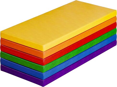 سجادات قيلولة، 6 قطع من سجادات قيلولة الأطفال الصغار لمرحلة ما قبل المدرسة، سجادة راحة للأطفال مقاس 5 سم مناسبة للفتيات والأولاد، سرير محمول للأطفال الصغار رائع للسفر والمنزل in Kuwait