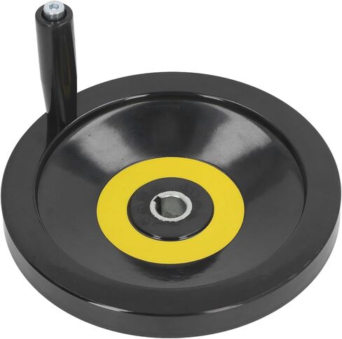 Table Saw Handwheel 22mm Center Hole 250mm Outer Diameter with Revolving Handle for Lathe Milling Machine Grinder Durable Engineering Plastic Industrial Machine Tools in Saudi Arabia