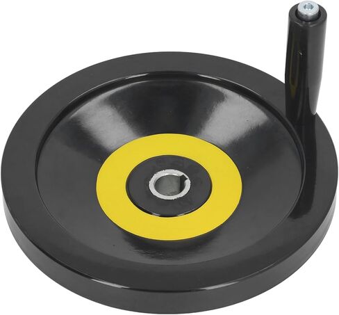 Table Saw Handwheel 22mm Center Hole 250mm Outer Diameter with Revolving Handle for Lathe Milling Machine Grinder Durable Engineering Plastic Industrial Machine Tools in Saudi Arabia