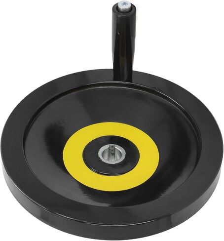 Table Saw Handwheel 22mm Center Hole 250mm Outer Diameter with Revolving Handle for Lathe Milling Machine Grinder Durable Engineering Plastic Industrial Machine Tools in Saudi Arabia