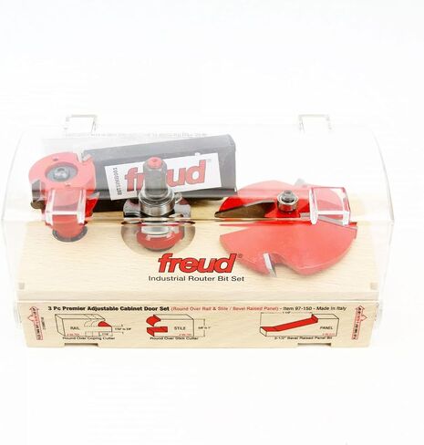 Freud 97-150: 3 Piece Premier Adjustable Cabinet Bit Set in Saudi Arabia