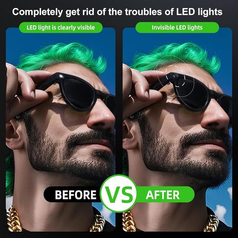 2 حزمة من غطاء حجب ضوء LED لملحقات نظارات Ray Ban Meta، مادة معدنية تعتيم أغطية فلاش LED متوافقة مع نظارات Way-farer وSkyler وHeadliner وOakley الذكية in Kuwait