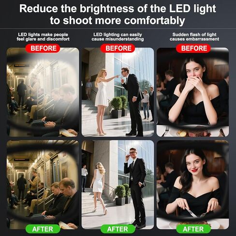 2 حزمة من غطاء حجب ضوء LED لملحقات نظارات Ray Ban Meta، مادة معدنية تعتيم أغطية فلاش LED متوافقة مع نظارات Way-farer وSkyler وHeadliner وOakley الذكية in Kuwait