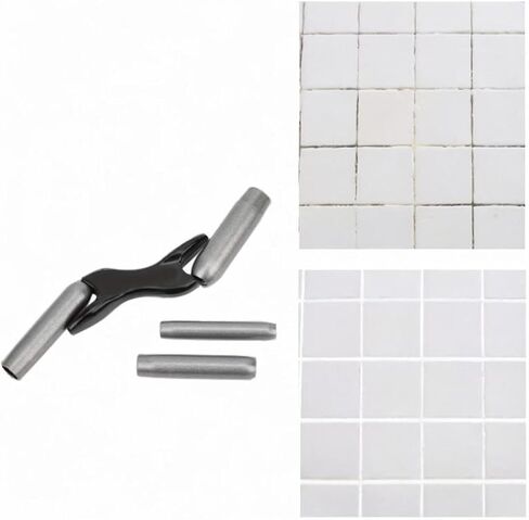 Fenteer Masonry Jointer Tool Convex Jointer 1/2in 5/8in 3/4in 7/8in Steel Manual Wall Joint Trimmer Builder Trimming Tool for Floor, Red in Saudi Arabia