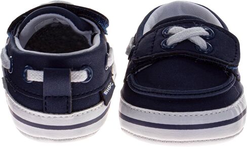 حذاء Josmo Baby Infant Loafer ذو إغلاق سهل - حذاء قارب خفيف الوزن للأولاد حديثي الولادة (المقاسات: 2-4 رضع) in Saudi Arabia