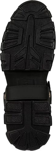 KARL LAGERFELD Women's Ranelle Lug Sole Rainboot with Graffiti Design Combat Boot in Kuwait