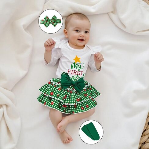 Ynibbim بلدي 1st هالوين طفلة الزي طويلة الأكمام داخلية رومبير الرضع توتو تنورة عقال تدفئة الساق الخريف الملبس مجموعة in Kuwait