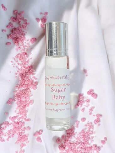 Sugar Baby Perfume Fragrance Oil Floral & Vanilla Scent, Rollerball, 0.3 fl oz, All Natural, Alcohol-Free, Paraben-Free (Sugar Baby) in Saudi Arabia