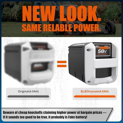 استبدال بطارية Echo 58V 4.0ah CBP-58V40 CBP-58V20 متوافقة مع جميع أدوات Echo 58V اللاسلكية CPH-58V SSA-58V EALB-58V CDST-58V CHT-58V CPLB-58V CPLB-58VVN CBL-58V CLM-58V in Kuwait