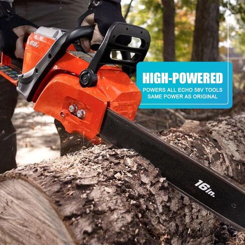 استبدال بطارية Echo 58V 4.0ah CBP-58V40 CBP-58V20 متوافقة مع جميع أدوات Echo 58V اللاسلكية CPH-58V SSA-58V EALB-58V CDST-58V CHT-58V CPLB-58V CPLB-58VVN CBL-58V CLM-58V in Kuwait