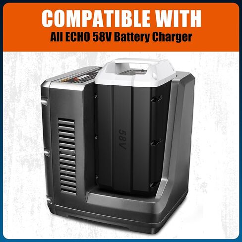 استبدال بطارية Echo 58V 4.0ah CBP-58V40 CBP-58V20 متوافقة مع جميع أدوات Echo 58V اللاسلكية CPH-58V SSA-58V EALB-58V CDST-58V CHT-58V CPLB-58V CPLB-58VVN CBL-58V CLM-58V in Kuwait