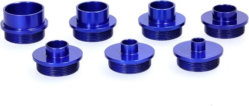 10 Pieces Router Template Bushing, Aluminum Alloy Engraving Machine Axle Sleeve Bushing Axle Sleeve Router Guides Kit for Woodworking in Saudi Arabia