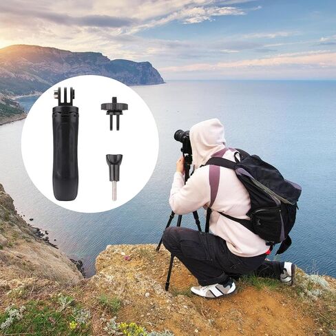 Compact Lightweight Small Tripod for Action Cameras Stable 360 Degree Rotation Mounting Aluminum Alloy Selfie Stick in Saudi Arabia