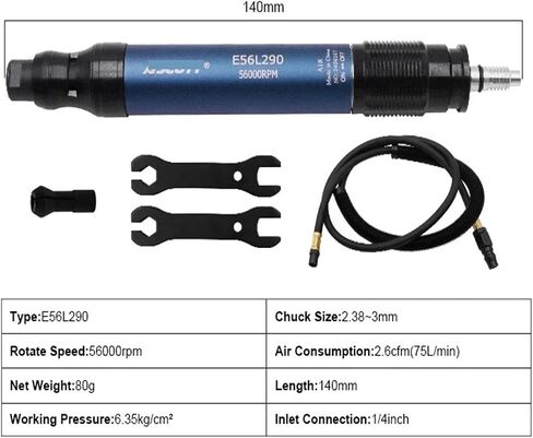 Micro Air Elbow Angle Grinder MAG-123N-121N-093N Pneumatic Grinder Pen Mini Grinding Machine Polishing Tool(MAG-093N) in Saudi Arabia