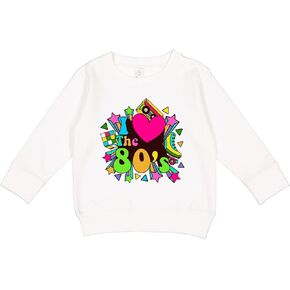 inktastic I Love the 80's Toddler Sweatshirt in Saudi Arabia