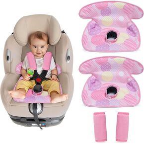 واقي مقعد السيارة من كولبيبي للتدريب على استخدام المرحاض، طقم من قطعتين من بطانة مقعد السيارة الجافة المقاومة للماء للتدريب على المرحاض وأغطية الأشرطة للأطفال الرضع والأطفال الصغار، وسادة غطاء لعربات الأطفال، مقعد السيارة (أسود) in Kuwait