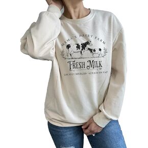 TAUIICY كنزات الرضاعة النسائية للرضاعة الطبيعية سترة صديقة للتمريض سترة ماما اليومية للمزرعة والحليب الطازج in Kuwait