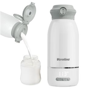 Portable Bottle Warmer, 17 Oz Travel Bottle Warmer with Super Fast Charging, Rechargeable Baby Bottle Warmer with Adjustable Temp & Keep Warm for Formula, Cordless Water Warmer Outdoor in Kuwait