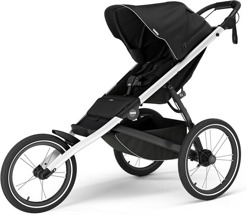 عربة الأطفال Thule Glide 3 الفردية لجميع التضاريس والركض، خفيفة الوزن، إطارات مملوءة بالهواء، فرامل يد ملتوية، عجلة أمامية ثابتة in Kuwait