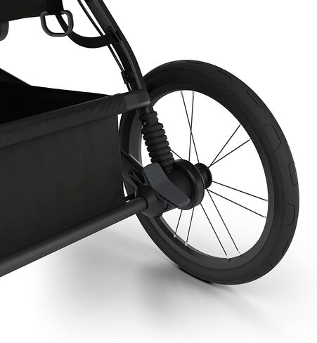 عربة الأطفال Thule Glide 3 الفردية لجميع التضاريس والركض، خفيفة الوزن، إطارات مملوءة بالهواء، فرامل يد ملتوية، عجلة أمامية ثابتة in Kuwait