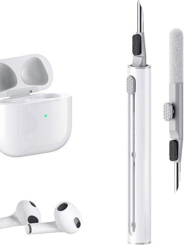 Cleaning Kits for Airpods Pro 1 2 3 Multi-Function Cleaner Pen Soft Brush for Bluetooth Earphones Case Cleaning Tools for iPhone 16 15 Pro Max Lego Camera Lens (White). in Saudi Arabia