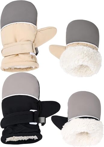 Fleece Lined Mittens for Baby Boys Girls,Baby Toddler Little Kids Winter Gloves Mittens for Children in Saudi Arabia
