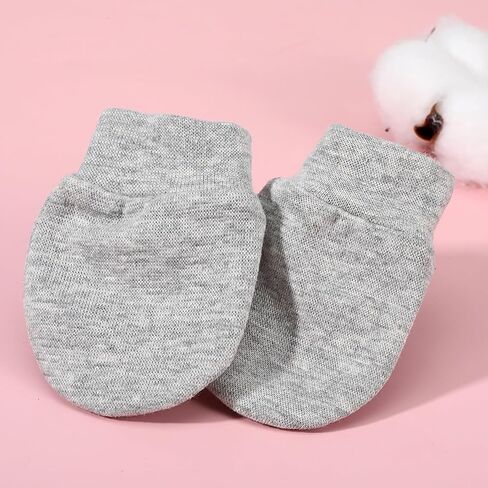 8 Pairs Newborn Infant Toddler Mittens, Elastic Cotton No Scratch Newborn Baby Wrist Gloves for Baby Boy Girl 0-6 Months (8 Colors) in Saudi Arabia