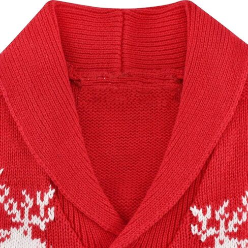 ZOEREA Toddler Unisex Baby Button-up Cotton Coat Deer Christmas Cardigan Sweater in Kuwait