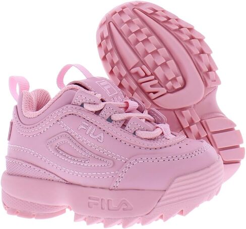 Fila Disruptor II Premium Infant/Toddler Girls' Pink Sneakers Size 5 US in Saudi Arabia