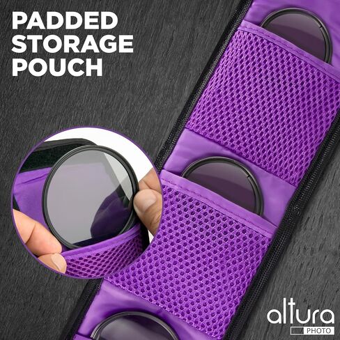 Altura Photo 40.5mm Camera Lens Filter Kit, UV, Polarizing & ND with Case | Polarized Filter Compatible with Canon, Nikon, Sony Cameras & More in Kuwait