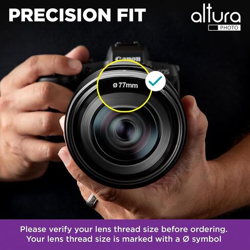 Altura Photo 40.5mm Camera Lens Filter Kit, UV, Polarizing & ND with Case | Polarized Filter Compatible with Canon, Nikon, Sony Cameras & More in Kuwait