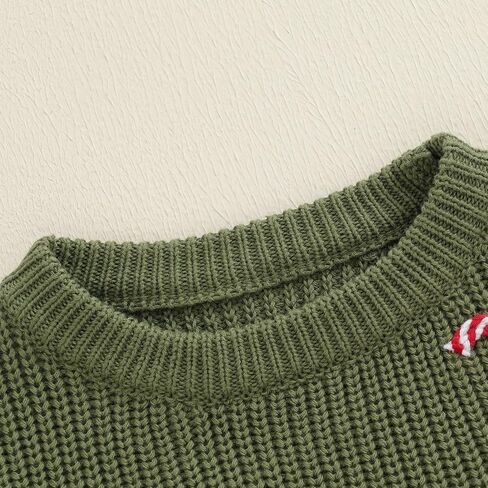 Toddler Baby Girl Boy Sweater Christmas Tree Pompoms Embroidery Knit Sweatshirts Tops Pullover Fall Winter Clothes in Saudi Arabia