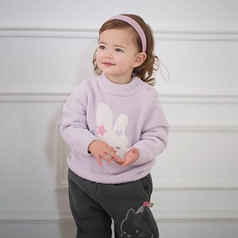 DAVE&BELLA Toddler Baby Girl Boy Knit Sweater, Cute Animal-Themed Plush Pullover Sweater Fall Winter Crewneck Long Sleeve Top in Kuwait