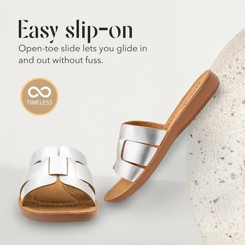 FIORELLA Sandals Women Womens Sandals Comfortable Slides Dress Shoes for Women | Lightweight Summer Shoes Slip-On Flats in Saudi Arabia