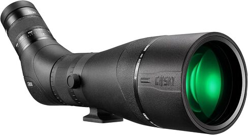 Gosky Flagship DiamondEdge 20-60x80 Spotting Scope with Tripod, Carrying Bag and Quick Phone Holder - BAK4 High Definition Waterproof Spotter Scope for Bird Watching Wildlife observing,Green in Saudi Arabia