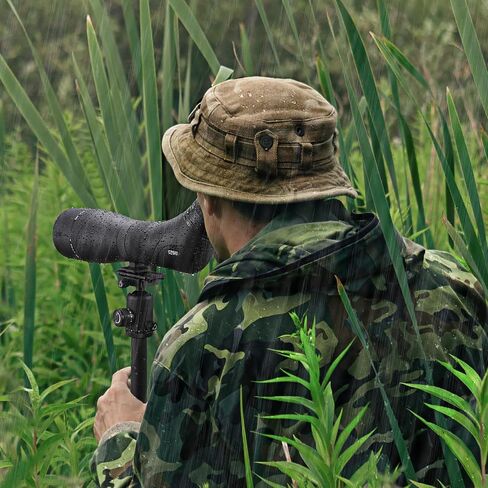 Gosky Flagship DiamondEdge 20-60x80 Spotting Scope with Tripod, Carrying Bag and Quick Phone Holder - BAK4 High Definition Waterproof Spotter Scope for Bird Watching Wildlife observing,Green in Saudi Arabia