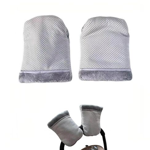 Winter Stroller Hand Muff - Water-Repellent Anti-Freeze Gloves with Plush Lining for Stroller Handlebars in Saudi Arabia