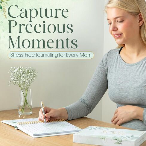 Pregnancy Journal For First Time Moms 2025 – Baby Journal, Customize Pregnancy Book With Weekly Prompts, Memory Pages, Keepsake Planner For Expecting Mothers in Saudi Arabia