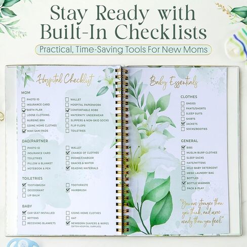 Pregnancy Journal For First Time Moms 2025 – Baby Journal, Customize Pregnancy Book With Weekly Prompts, Memory Pages, Keepsake Planner For Expecting Mothers in Saudi Arabia