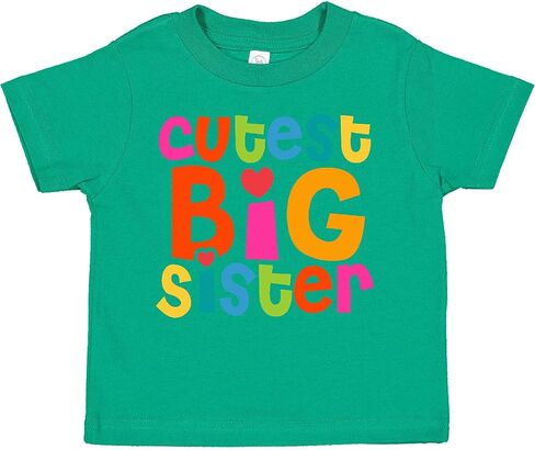inktastic Cutest Big Sister Toddler T-Shirt in Kuwait