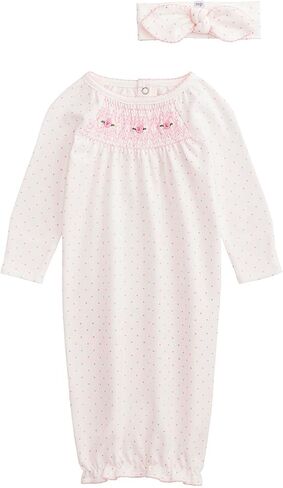 Mud Pie baby-girls Mud Pie Baby Dot Gown in Saudi Arabia