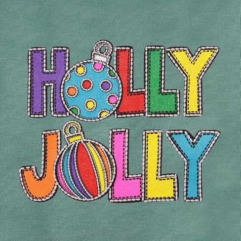 CM C&M WODRO Toddler Baby Girl Boy Christmas Sweatshirt Cute Holly Jolly Xmas Pullover Crewneck Long Sleeve Holiday Outfit in Saudi Arabia